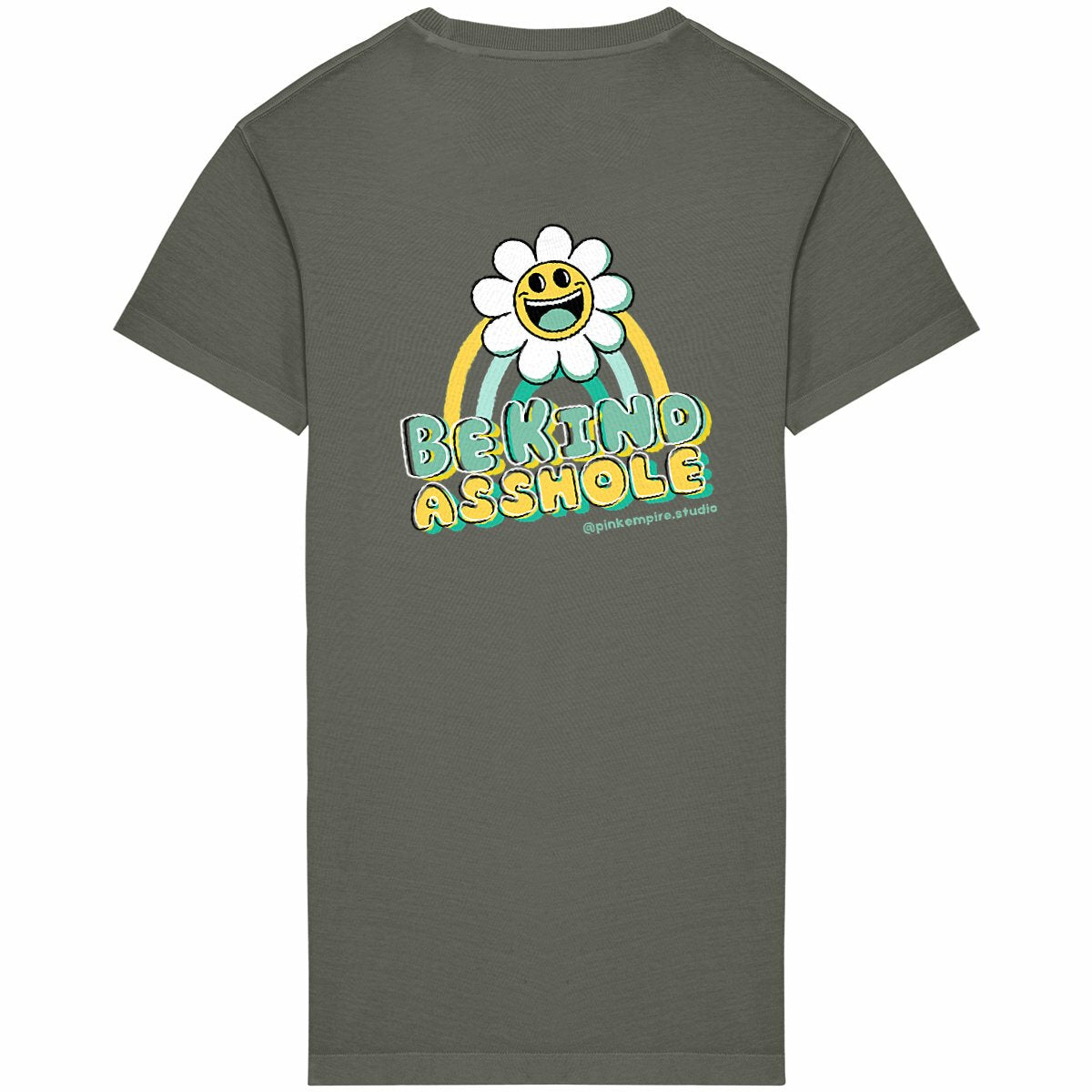 Be Kind Asshole Dress Green