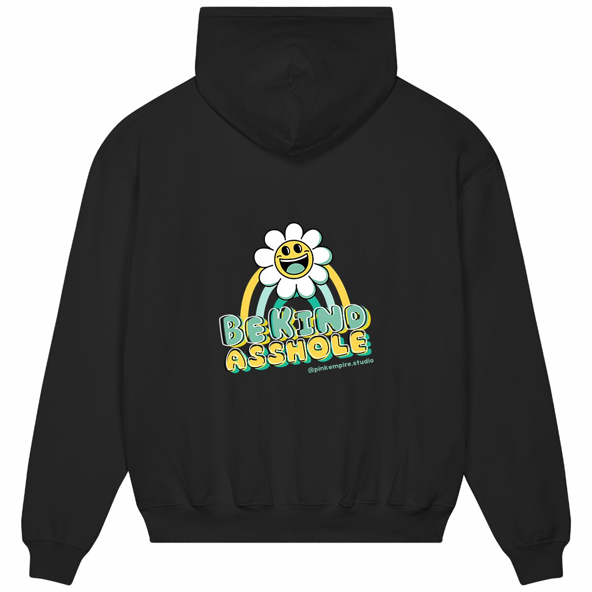 Be Kind Asshole Oversized Sweat Green