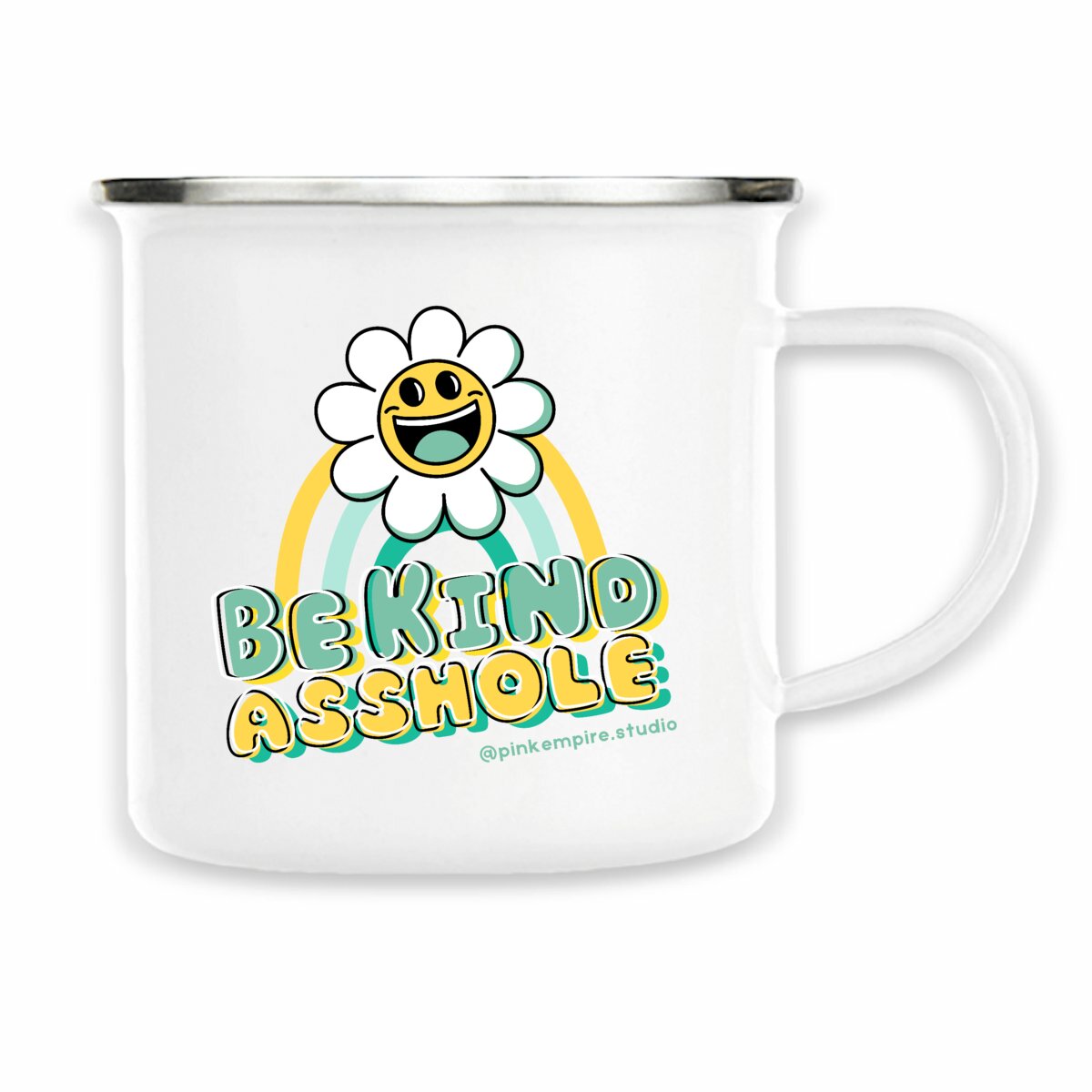 Mug Be Kind Asshole Green