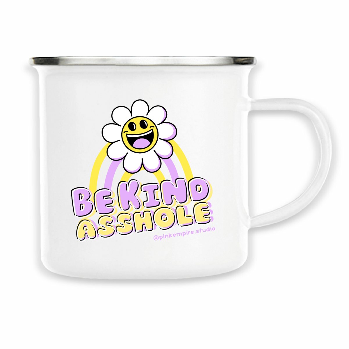 Mug Be Kind Asshole Purple