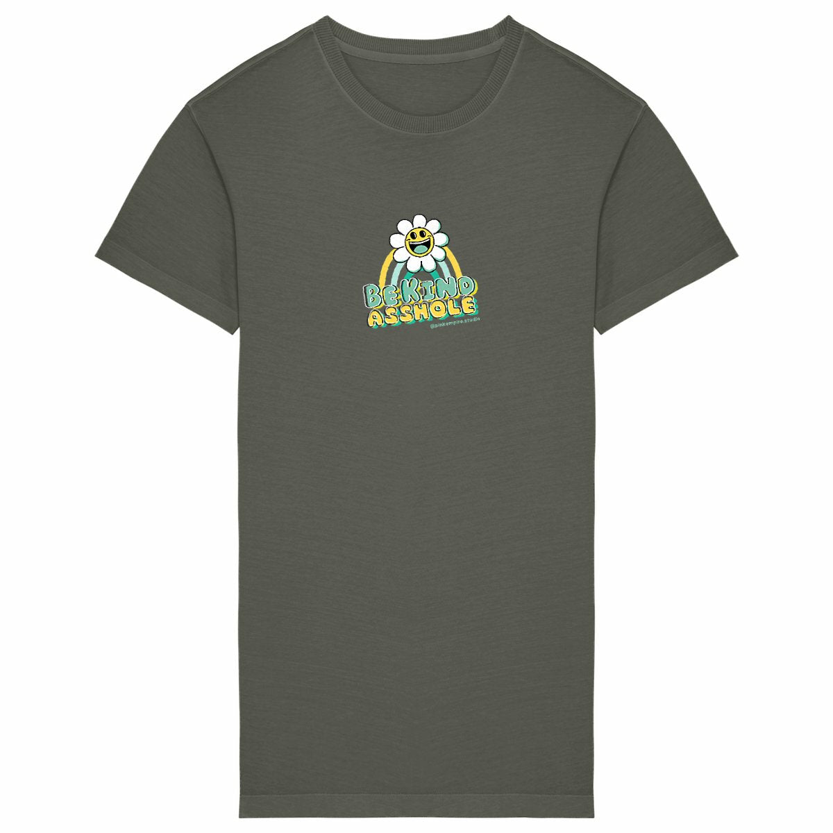 Be Kind Asshole Dress Green
