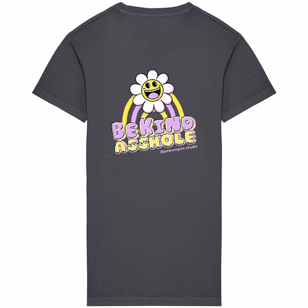 Be Kind Asshole Dress Purple
