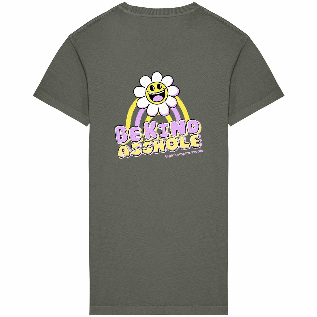 Be Kind Asshole Dress Purple
