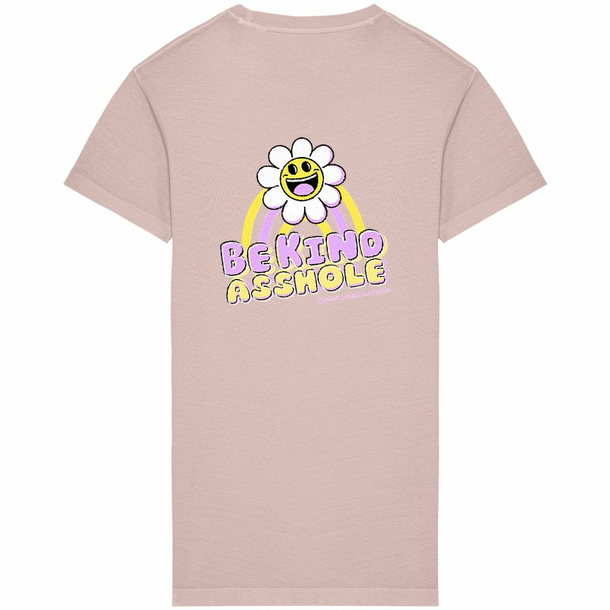 Be Kind Asshole Dress Purple