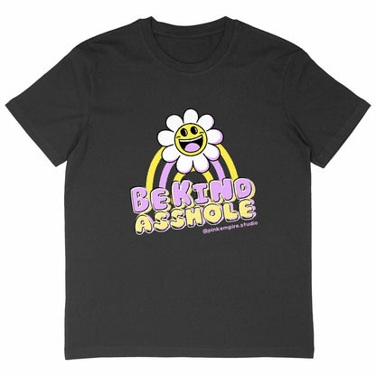 Be Kind Asshole Oversized T-shirt Purple