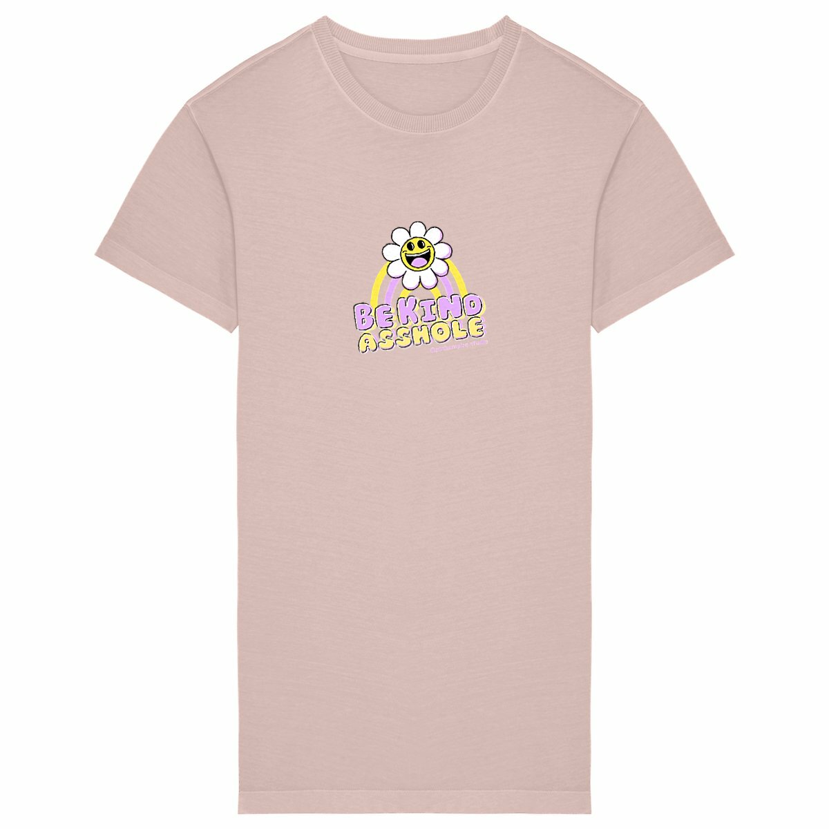 Be Kind Asshole Dress Purple