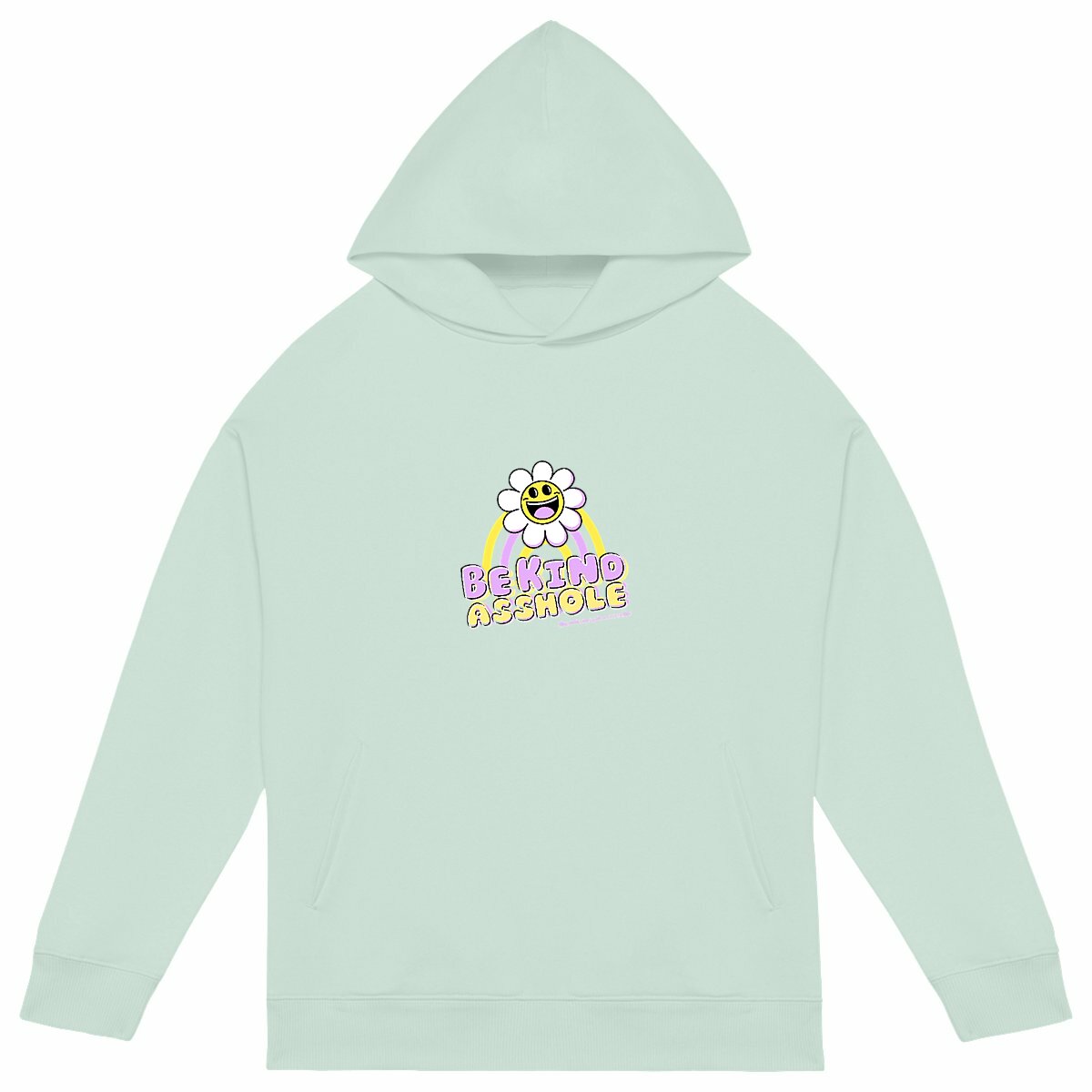 Hoodie Be Kind Asshole Purple